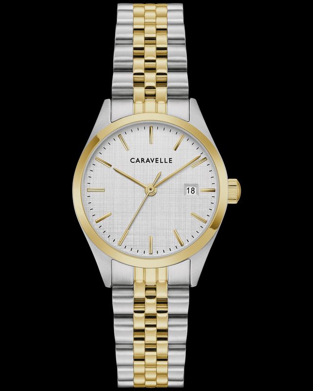 Caravelle Classic Ladies Two-Tone Watch