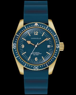 Caravelle Men's Sea Hunter Automatic Blue Dial Watch Caravelle Men's Sea Hunter Automatic Blue Dial Watch