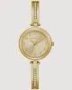 Caravelle Ladies Gold Tone Champagne Dial Watch