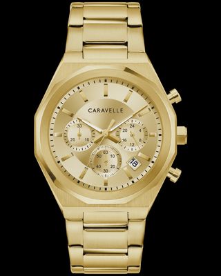 Caravelle Men's Chronograph Gold-Tone Watch
