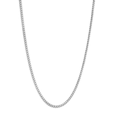 Fine Curb Stainless Steel Chain — 2.6mm, 20"