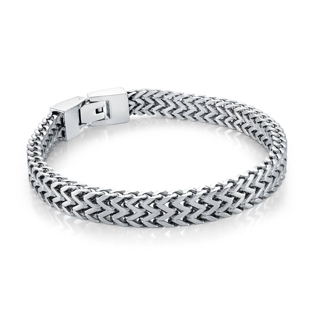 Vanguard‑Franco Stainless Steel Bracelet — 7.8mm, 8.5"