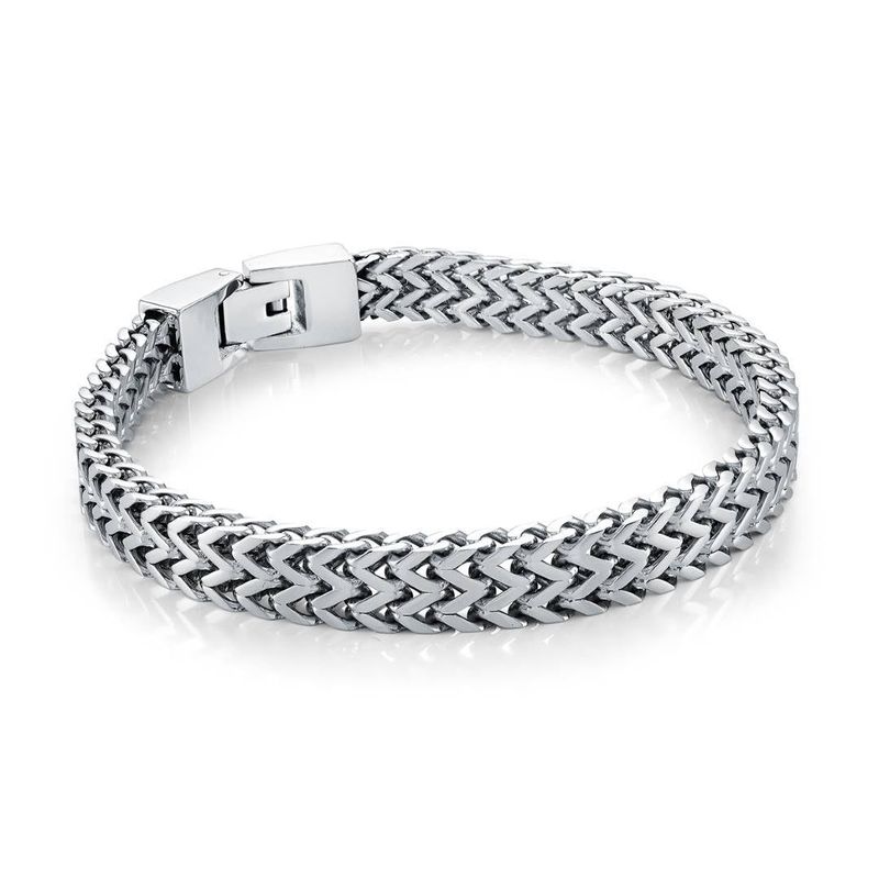 Vanguard‑Franco Stainless Steel Bracelet — 7.8mm, 8.5"