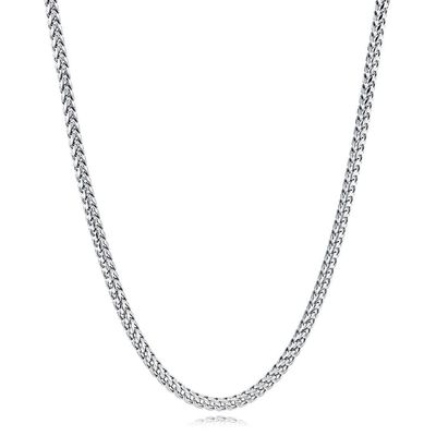Polished 24" Franco Chain – 5mm Stainless Steel