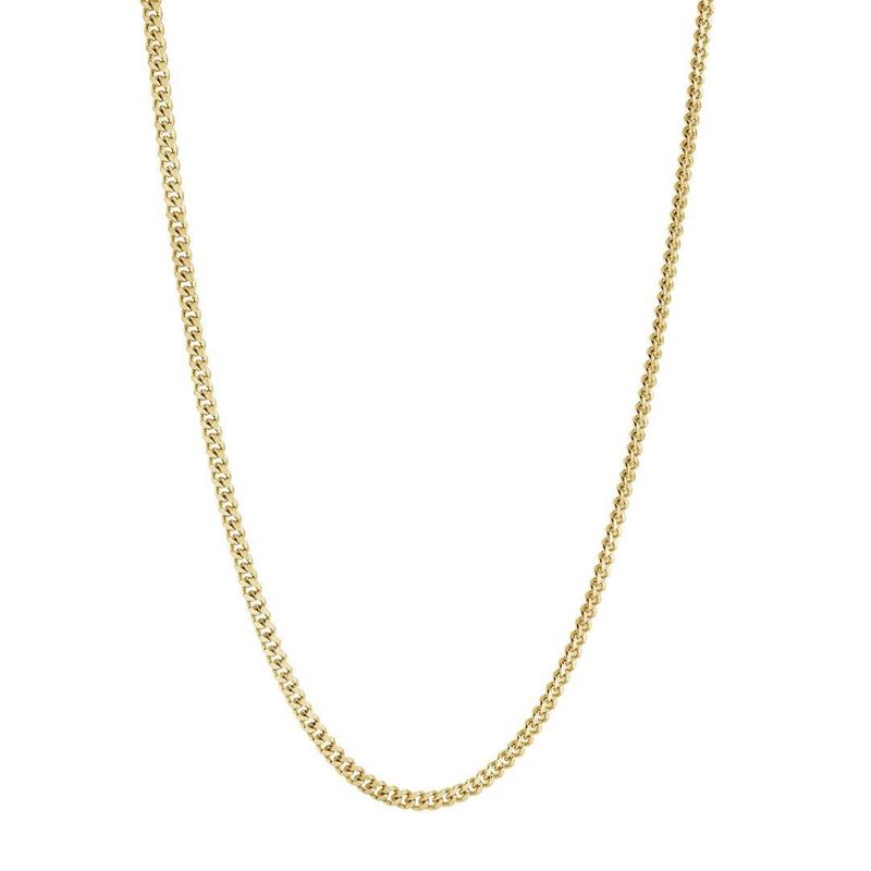 Gold Ion-Plated 22" Curb Chain – 2.6mm Stainless Steel