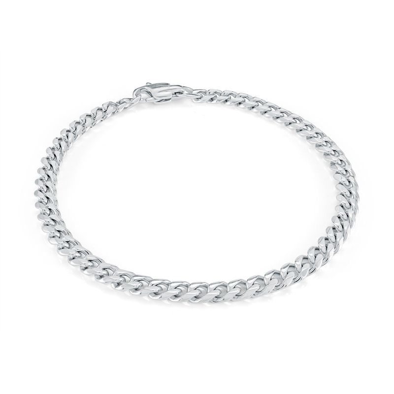 Polished 8" Curb Bracelet – 6mm Stainless Steel