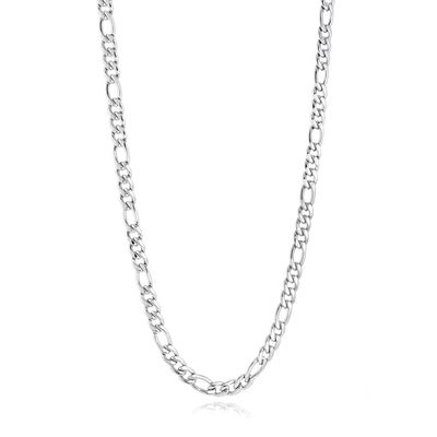 Polished 20" Figaro Chain – 4.5mm Stainless Steel