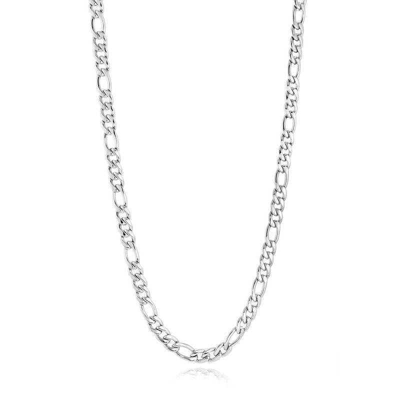 Polished 20" Figaro Chain – 4.5mm Stainless Steel