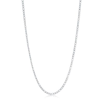Juniors Polished Figaro Chain – 3mm Stainless Steel
