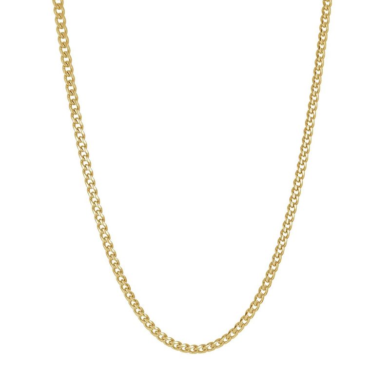 Juniors Gold Curb Chain – 3.3mm Stainless Steel