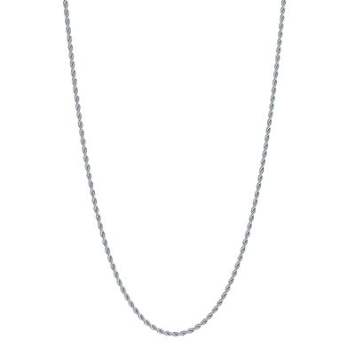 Juniors Polished Rope Chain – 2mm Stainless Steel