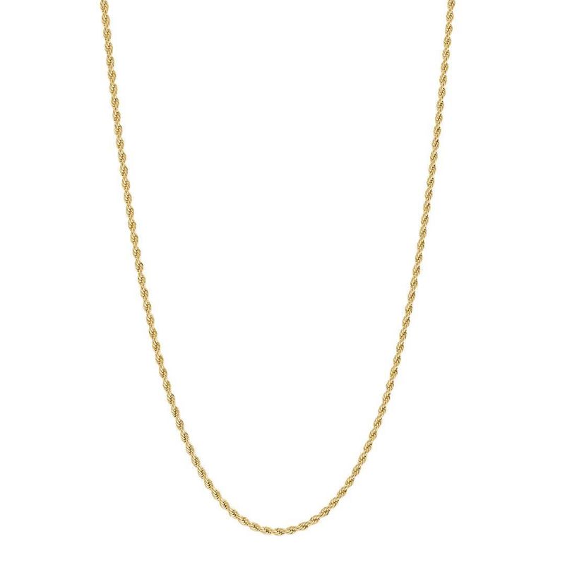 Juniors Gold Rope Chain – 2mm Stainless Steel