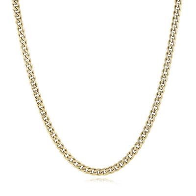 Juniors Gold Curb Chain – 4.6mm Stainless Steel