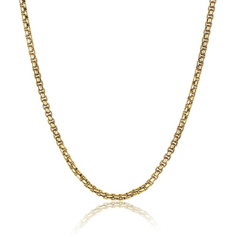 Juniors Gold Round Box Chain – 2mm Stainless Steel