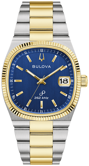 Bulova Super Seville Two-Tone Blue Dial Watch Bulova Super Seville Two-Tone Blue Dial Watch
