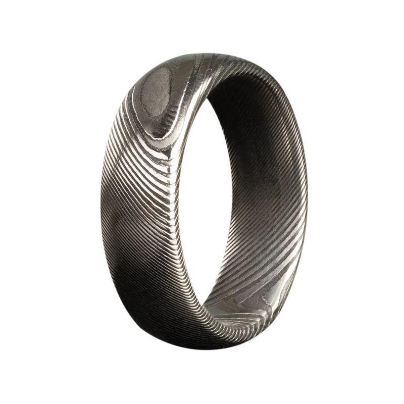 6mm Damascus Dome Polished