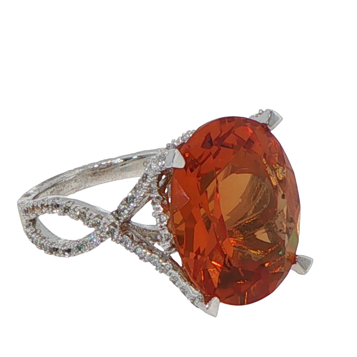 SS with Lusterine & White Sapphire