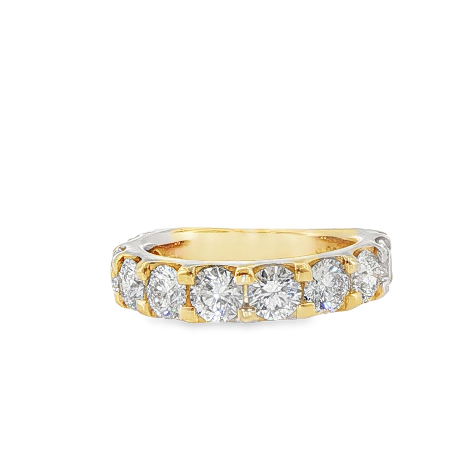 14k YG 3.00ct Lab Diamond Band