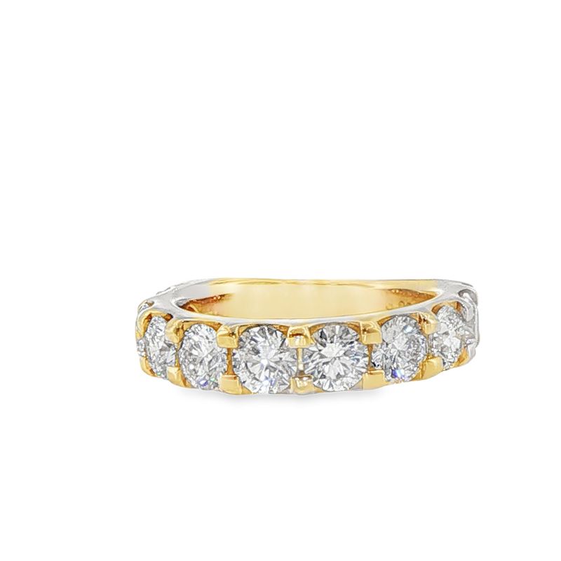 14k YG 3.00ct Lab Diamond Band