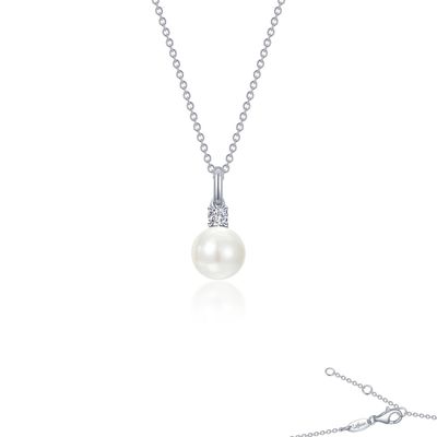 SS Cultured Freshwater Pearl Necklace 20"