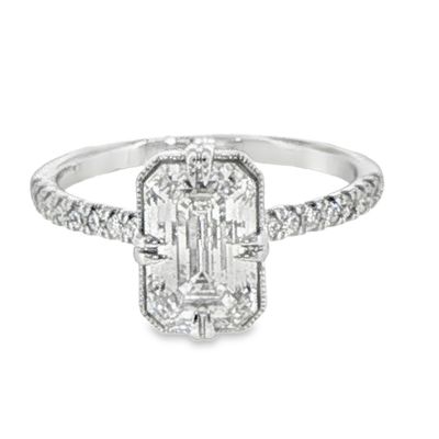 14k WG 2.25ctw Lab Diamond Engagement Ring