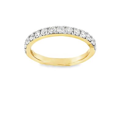 14k YG 0.60 ctw Lab Diamond Wedding Band