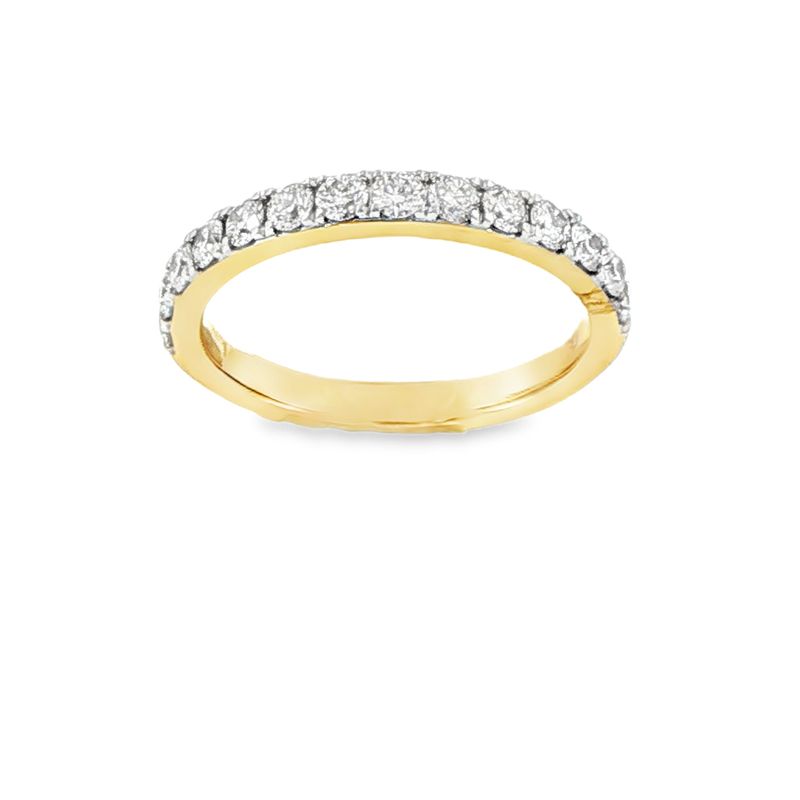 14k YG 0.60 ctw Lab Diamond Wedding Band