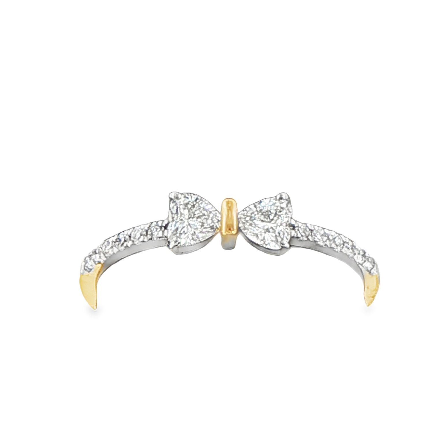 10k YG 0.40ctw Lab Diamond Fashion Ring