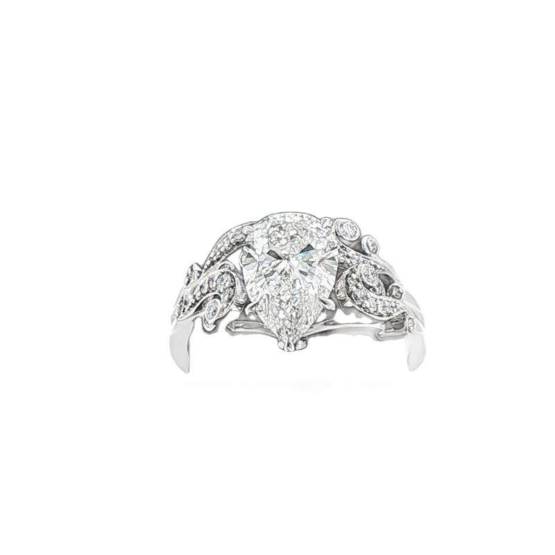 14k WG 2.25ctw Lab Diamond Bridal Set