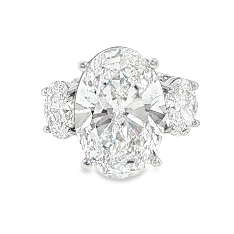 14k WG 12.00ct Lab Diamond Fashion Ring 14k WG 12.00ct Lab Diamond Fashion Ring