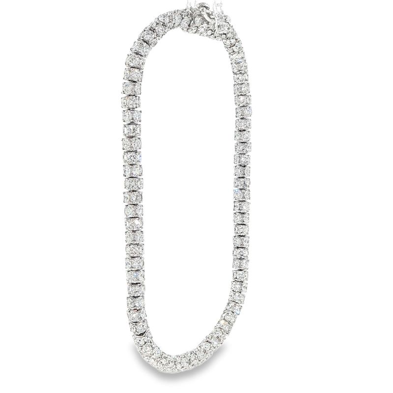 10k WG 10.00ctw Stunning Lab Diamond Bracelet 10k WG 10.00ctw Stunning Lab Diamond Bracelet