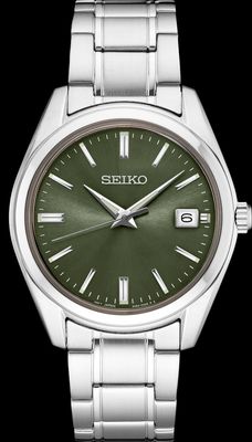 Seiko Essentials Quartz Green Dial Men's Watch