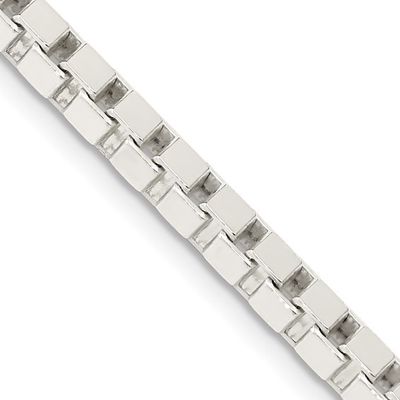 .925 SS 3.75mm Box Chain .925 SS 3.75mm Box Chain