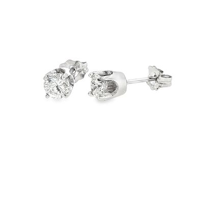 14k WG .64ctw Diamond Stud Earrings 14k WG .64ctw Diamond Stud Earrings
