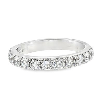 14k WG 1.00ctw Lab Diamond Wedding Band