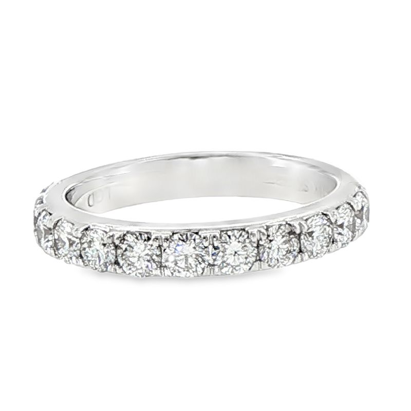 14k WG 1.00ctw Lab Diamond Wedding Band