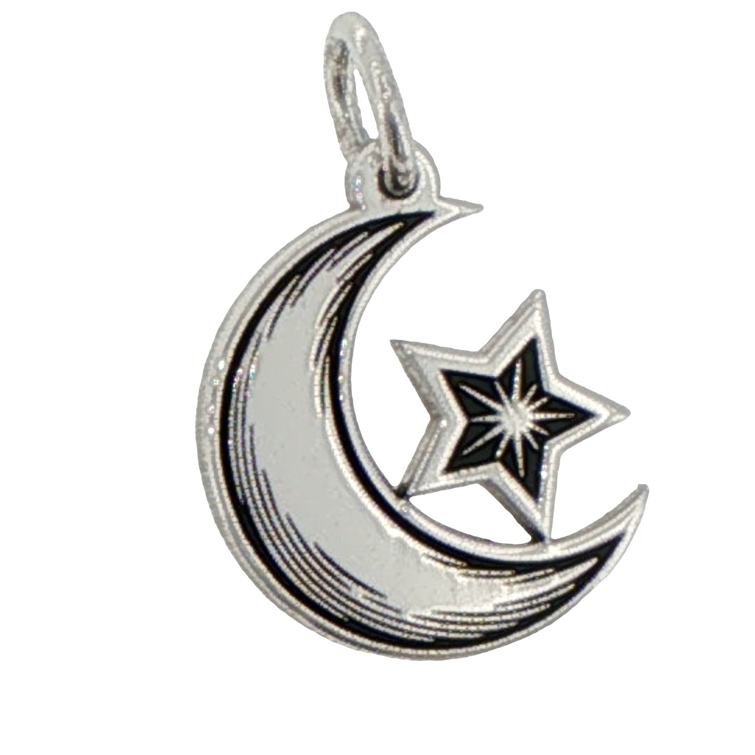 SS Moon & Star Charm BCJ1213