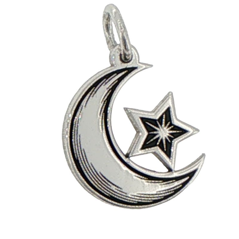 SS Moon & Star Charm BCJ1213 SS Moon & Star Charm BCJ1213