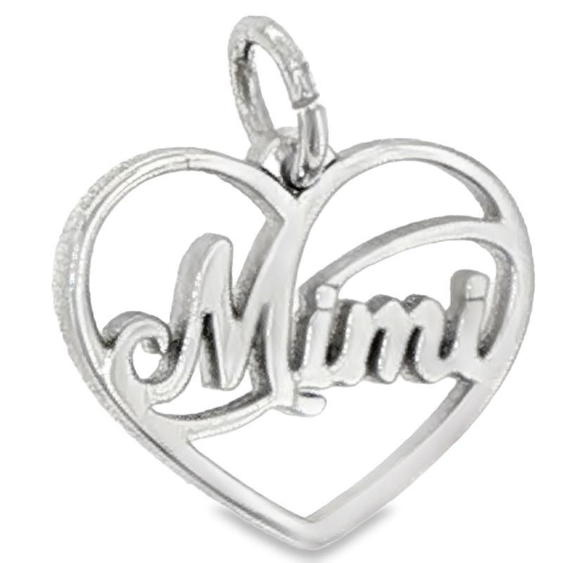 SS Mimi Heart Charm BCJ1216 SS Mimi Heart Charm BCJ1216