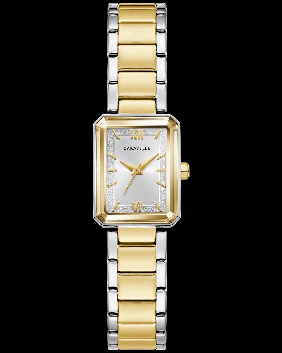 Caravelle Modern Ladies Two-Tone Watch Caravelle Modern Ladies Two-Tone Watch