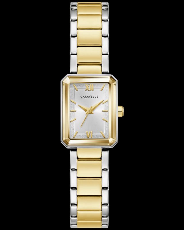 Caravelle Modern Ladies Two-Tone Watch