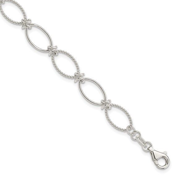 SS Oval Link Bracelet