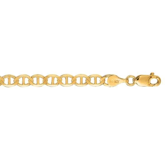 10k YG 4.5mm Mariner Chain Bracelet 7 10k YG 4.5mm Mariner Chain Bracelet 7"