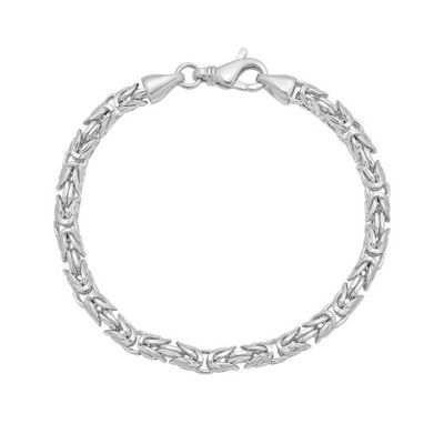 SS 4.6mm Byzantine Bracelet