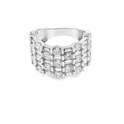 10k WG 3.75ctw LGD Fashion Ring 10k WG 3.75ctw LGD Fashion Ring