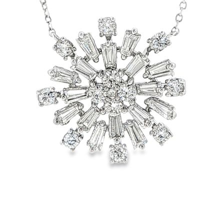 10k WG 1.20ct LGD Fashion Necklace