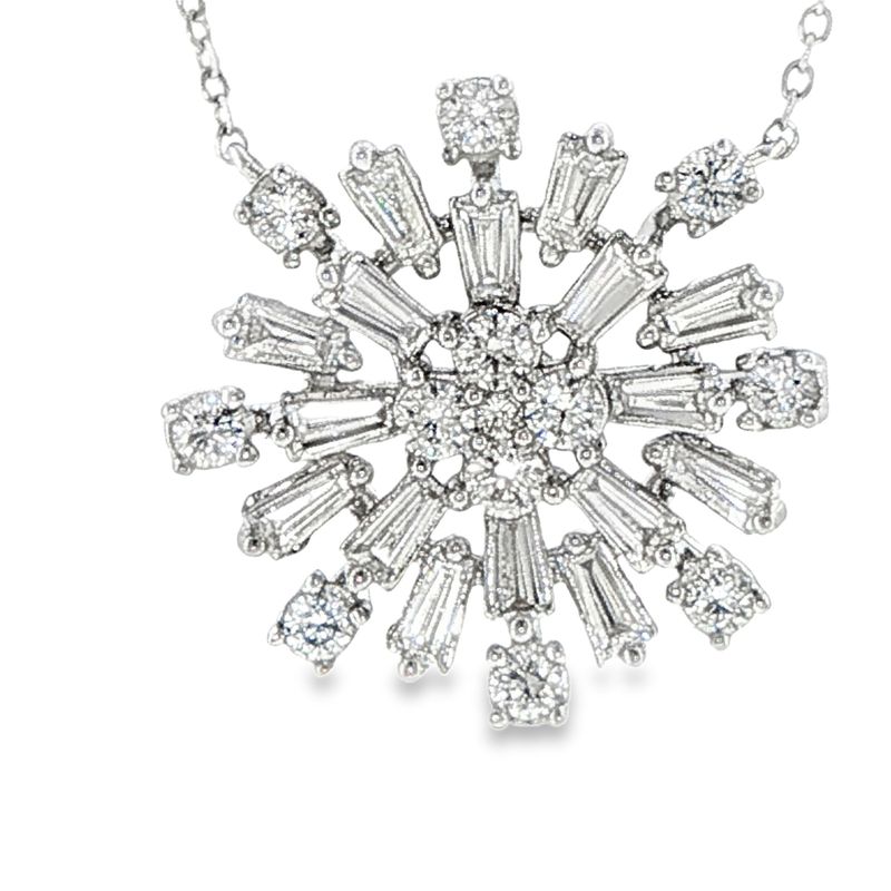 10k WG 1.20ct LGD Fashion Necklace