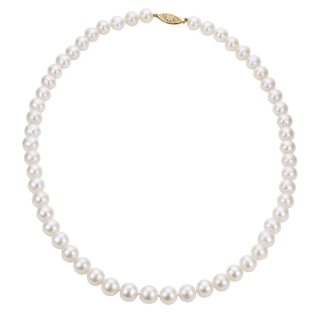 14k YG 5-5.5mm Freshwater Pearl Strand 18"