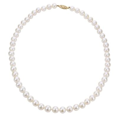 14k YG 5-5.5mm Freshwater Pearl Strand 18"