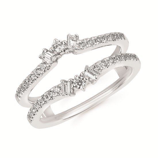 14k WG 0.40ctw Diamond Bridal Enhancer Ring